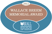 Winner of the Wallace Breem Memorial Award 2012